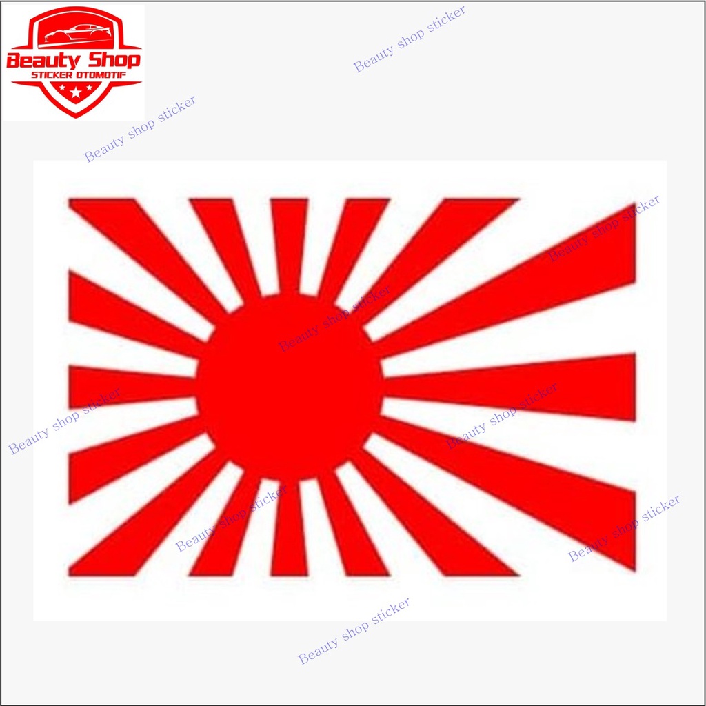 sticker stiker jdm japan flag sun | Lazada Indonesia