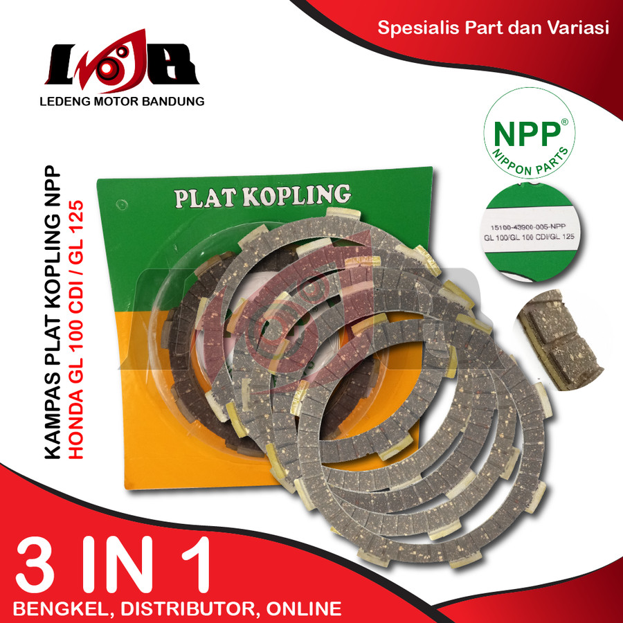 Original Npp Kampas Plat Kopling Gl Gl Cdi Gl Clutch Lembar Sparepart Bandung