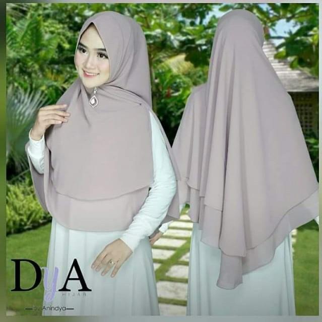 Hijab/Jilbab Instan Model Bergo terbaru termurah dan Terlaris / Kerudung Wanita 2 layar jumbo kanaya manjo terbaru