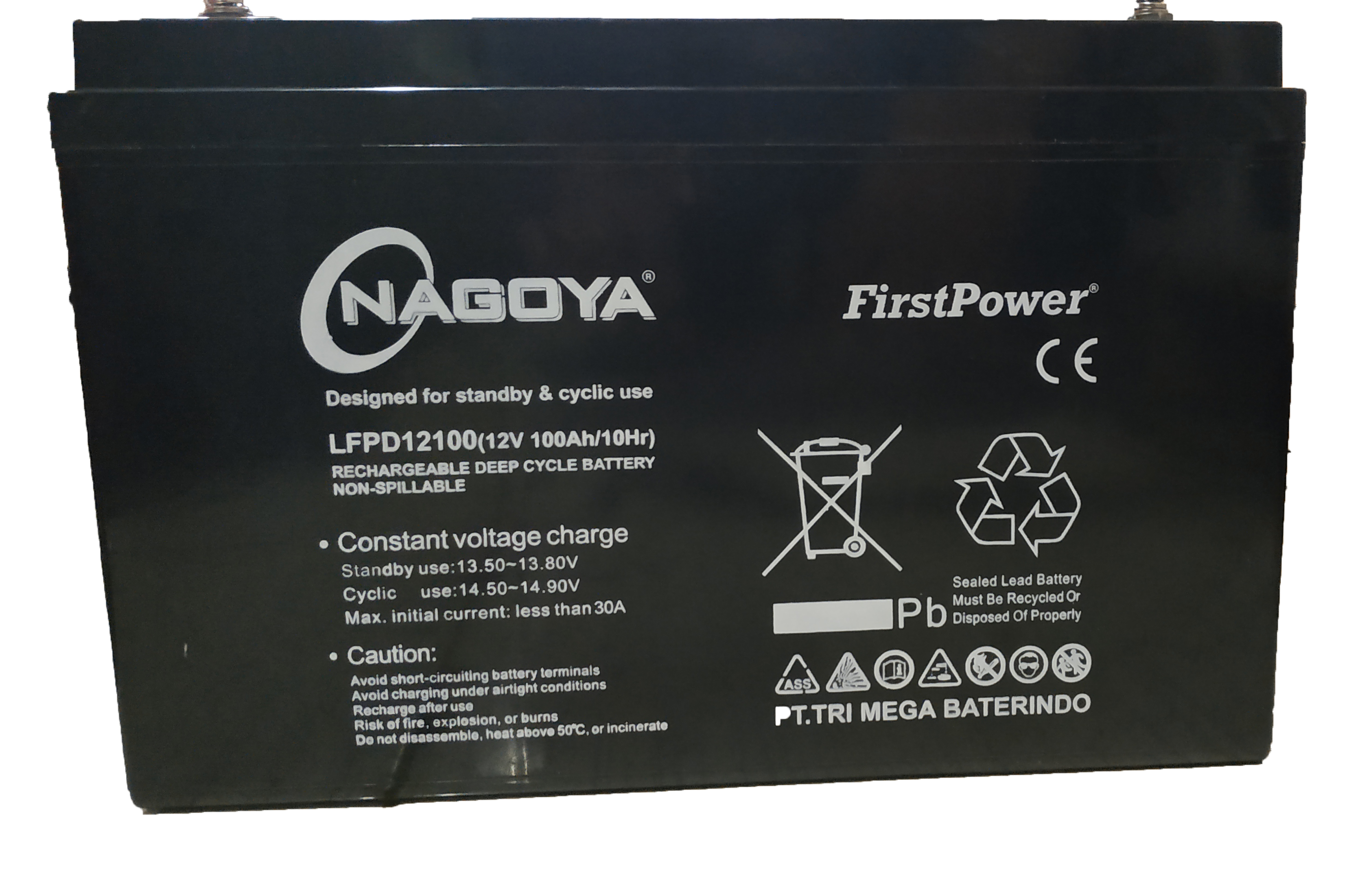 AKI Nagoya FirstPower AGM VRLA (12V 100Ah) | Lazada Indonesia
