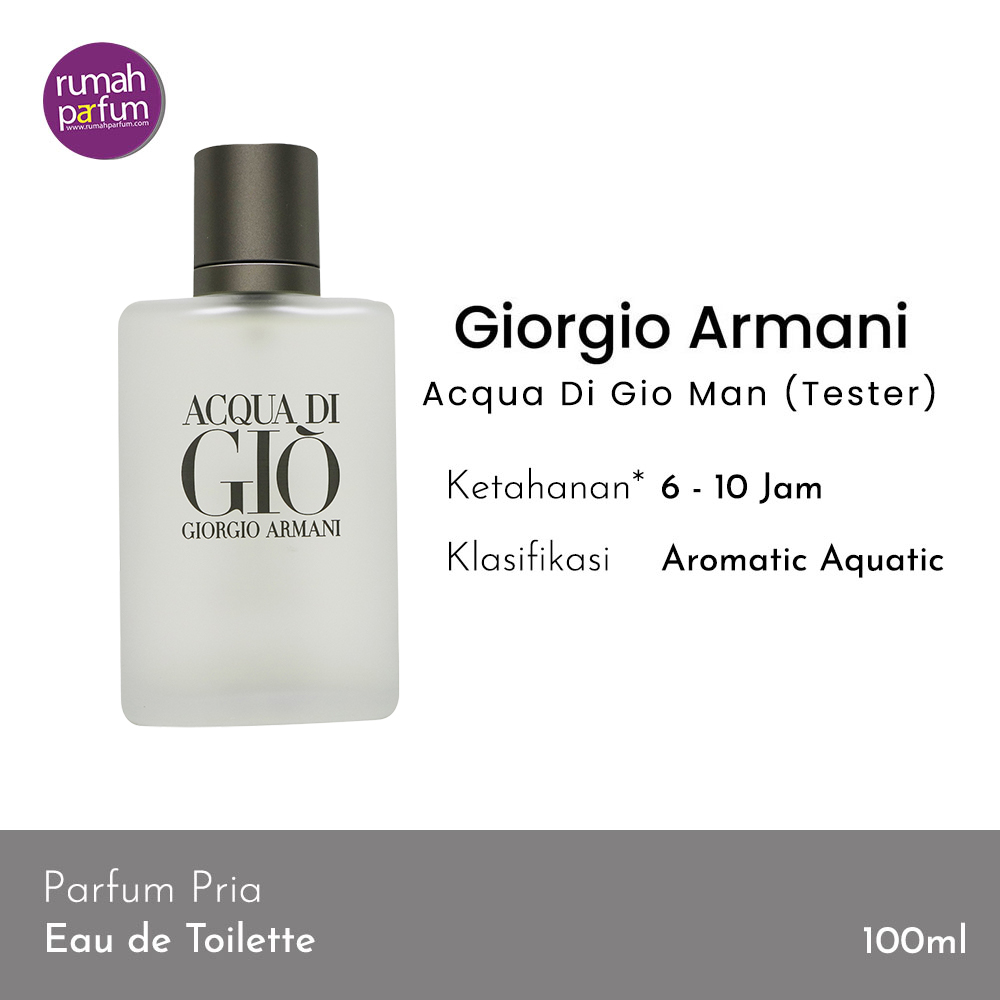 acqua di gio perfume tester