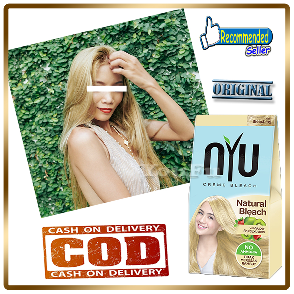 Semir Rambut Nyu 100 Original Premium Quality Pewarna Rambut Bleaching