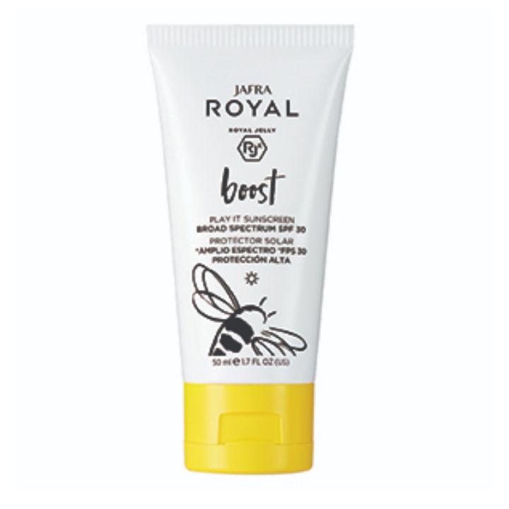 sunscreen jafra royal boost putih