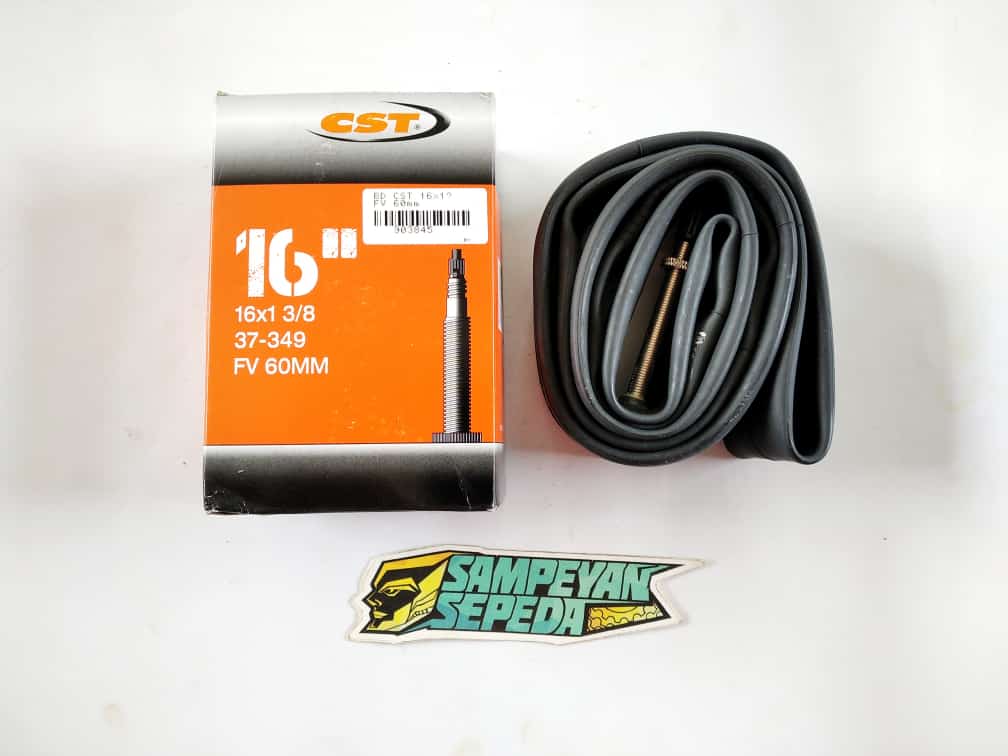 Ban Dalam CST 16x1 3/8 FV 60mm Sepeda Lipat 16 Plus 349 Pentil