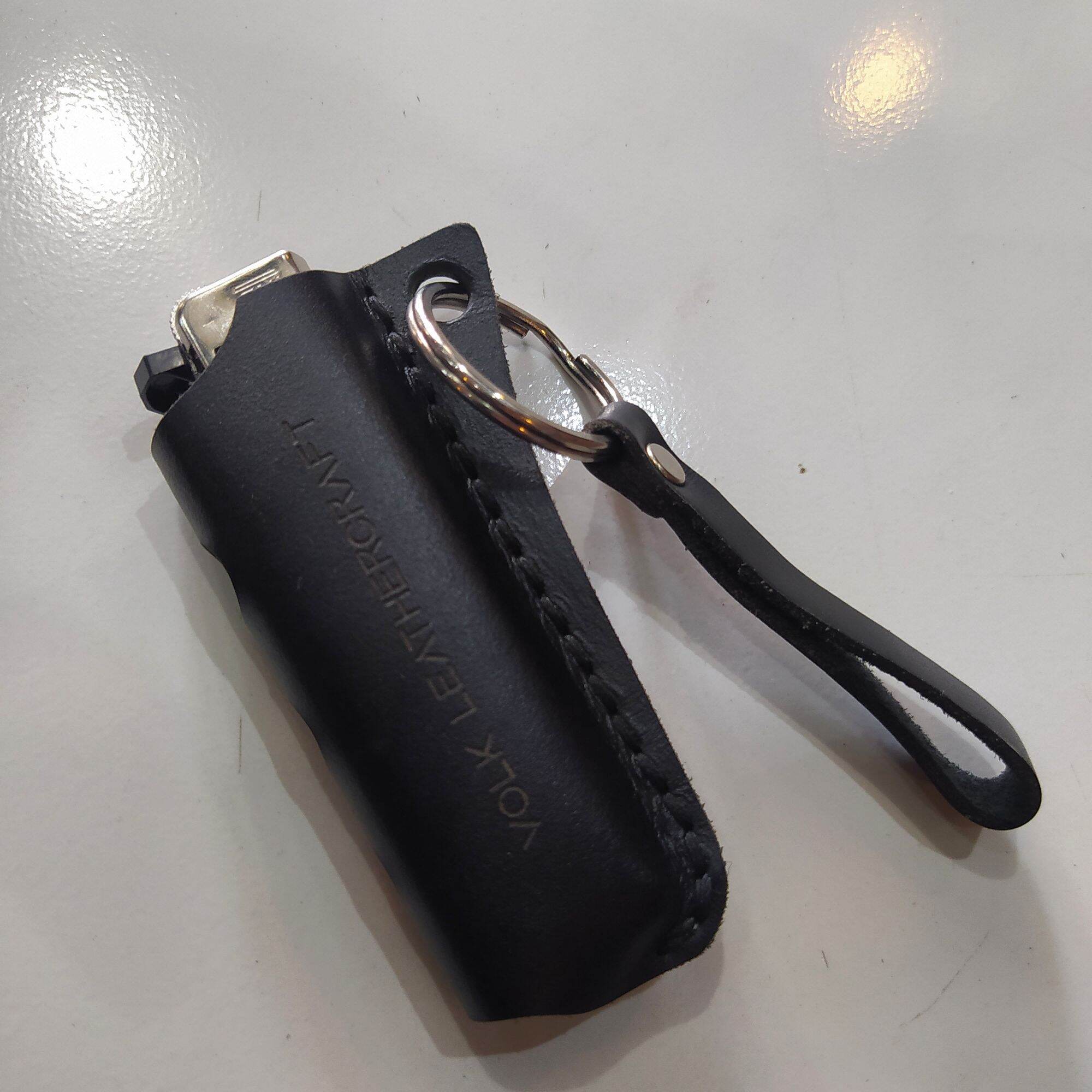 Bungkus korek kulit pouch custom 100% Premium Geniune Leather(BISA