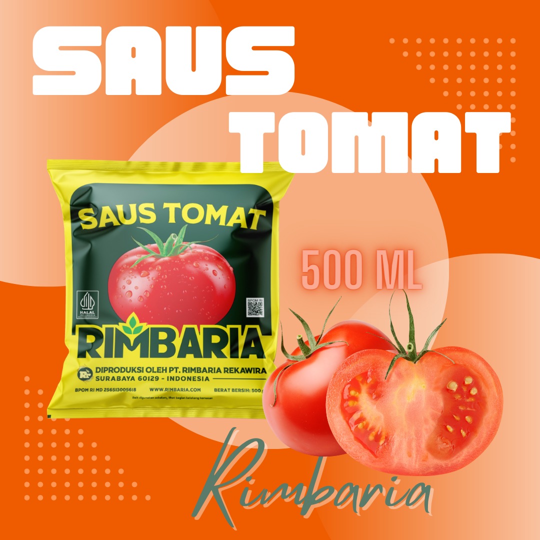 saos tomat 500gr rimbaira kemasan bantal | Lazada Indonesia