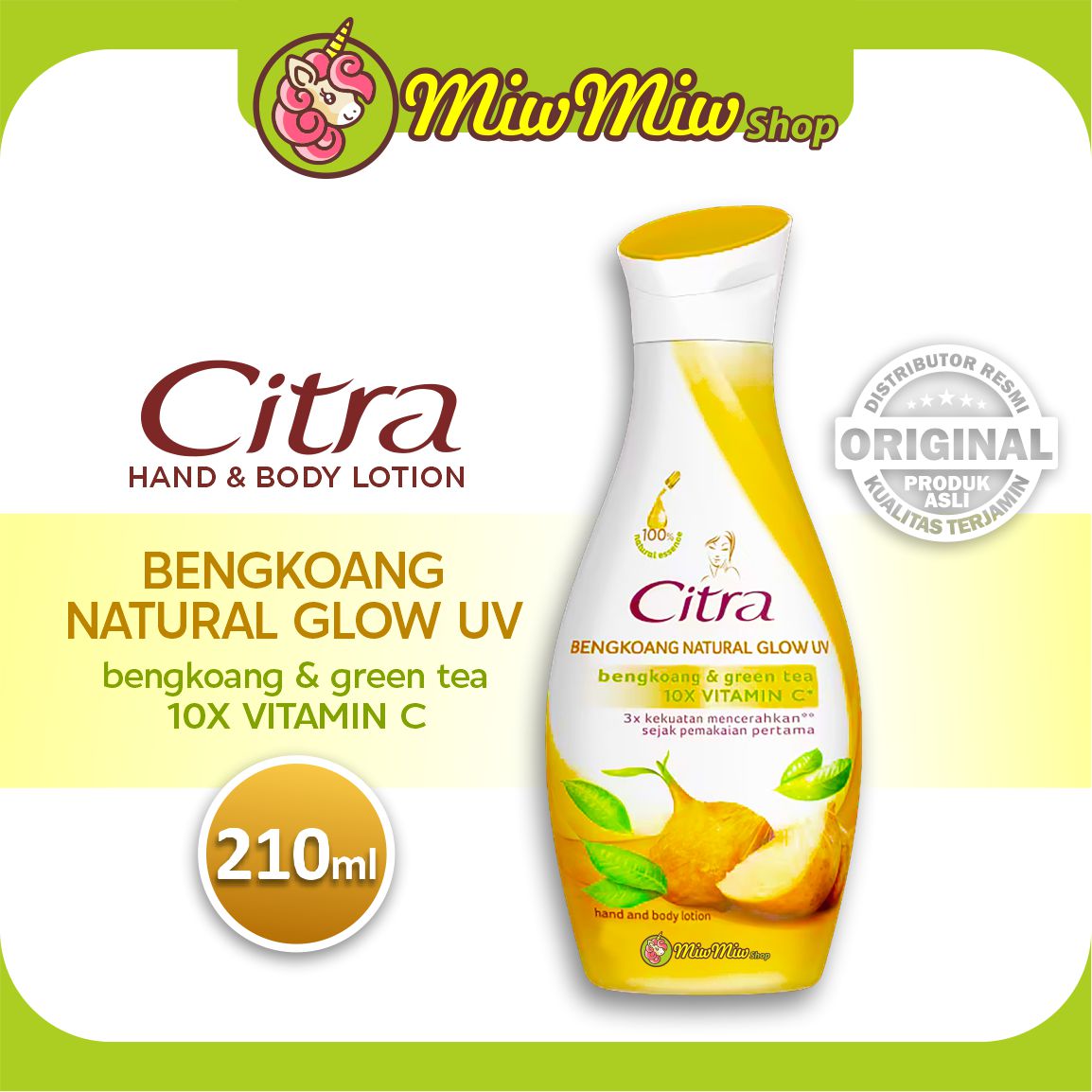 CITRA Hand & Body Lotion (Lotion Pelembap dan Pencerah Warna Kulit