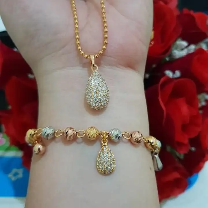 Xuping Kalung Gelang Cantik Gold Lazada Indonesia