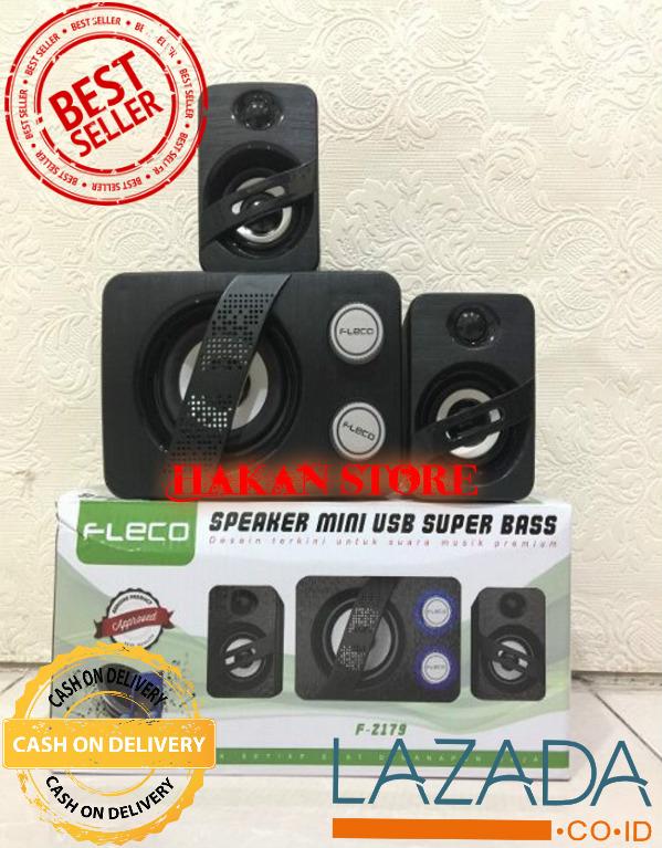 Terbaru... Speaker Mini PC Dan HP Fleco F-2179 Super Bass - HKN_S