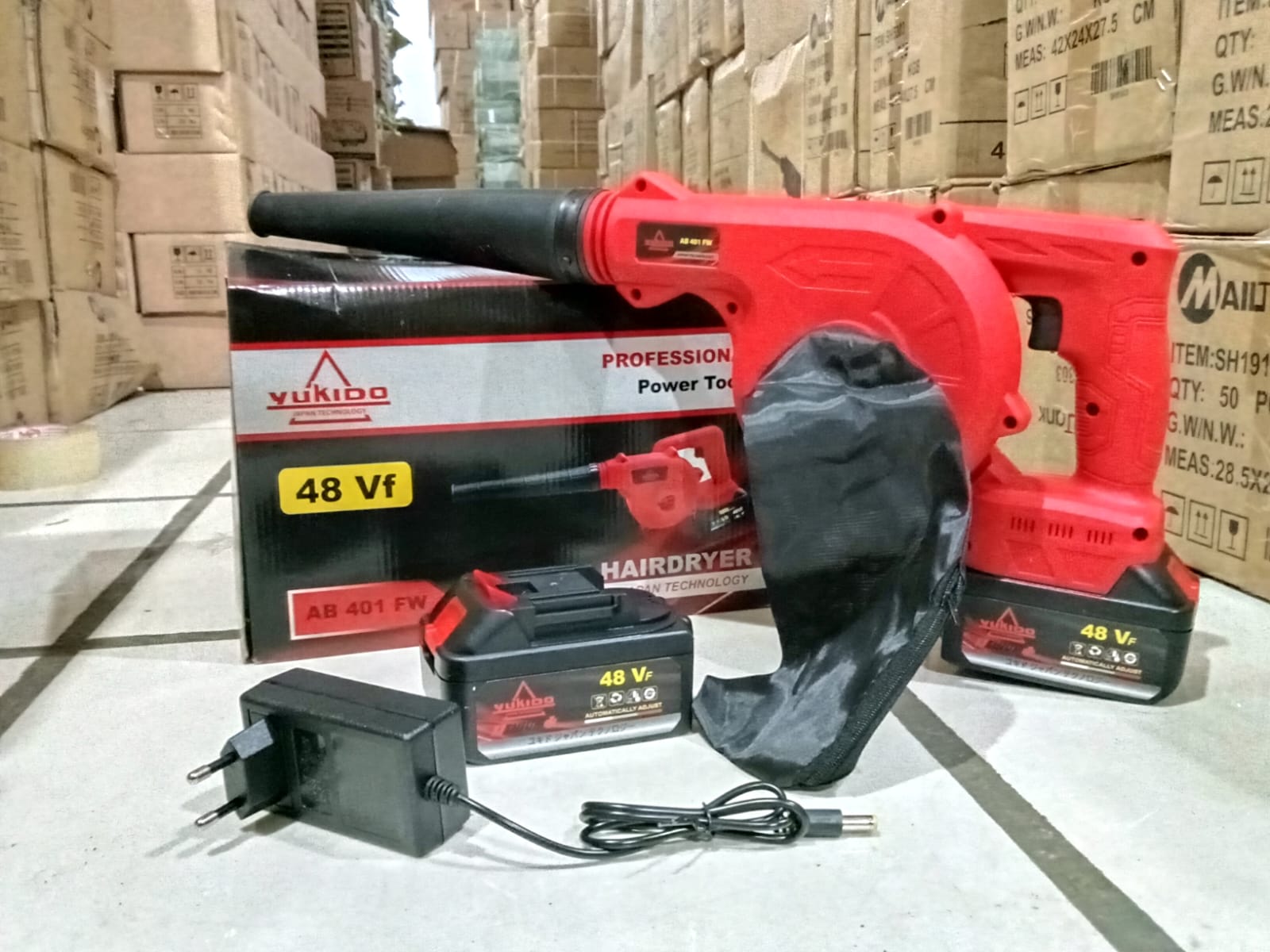 YUKIDO AB401FW Mesin blower angin tekanan tinggi hand blower Cordless