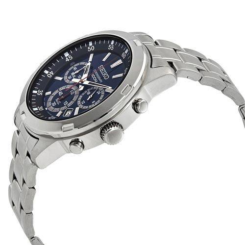 Seiko SKS603P1 Neo Sport Chronograph Silver Blue Dial Stainless Steel |  Lazada Indonesia