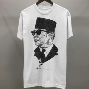 Cys Kaos Distro Kaos Murah T Shirt Premium 3d Atasan Kaos Distro Pria Wanita Karikatur Bung Karno White