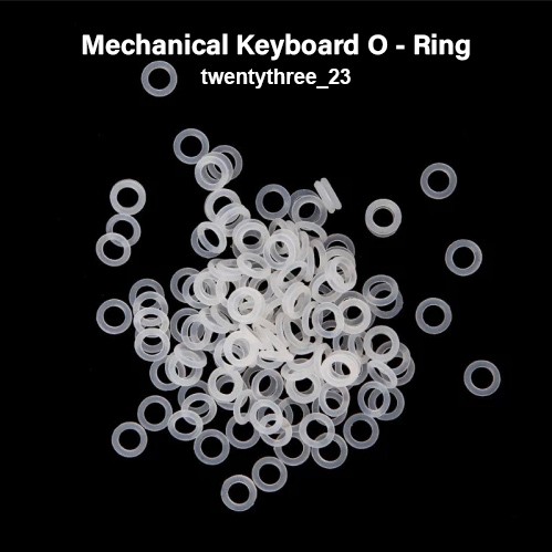 O-Ring Rubber Mechanical Keyboard Dampeners - O Ring Switch Keycaps ...