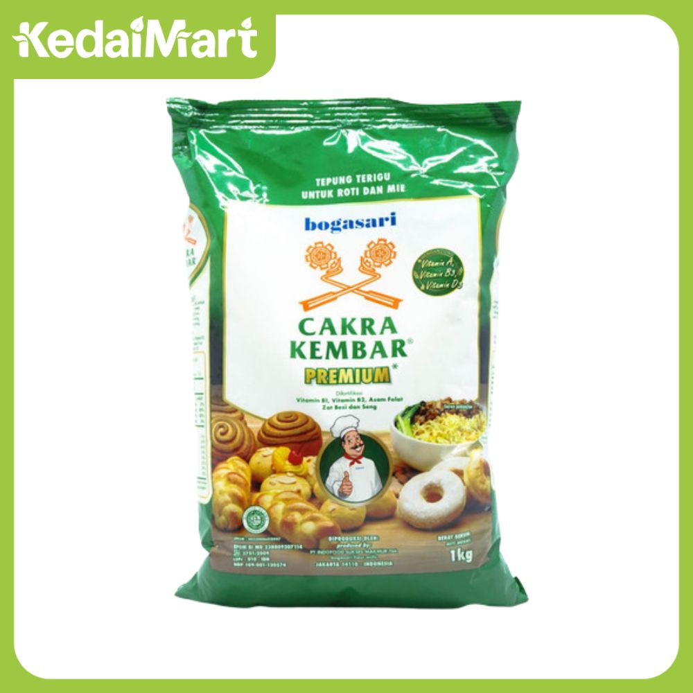 Tepung Terigu Cakra Kembar Premium 1 Kg Lazada Indonesia 