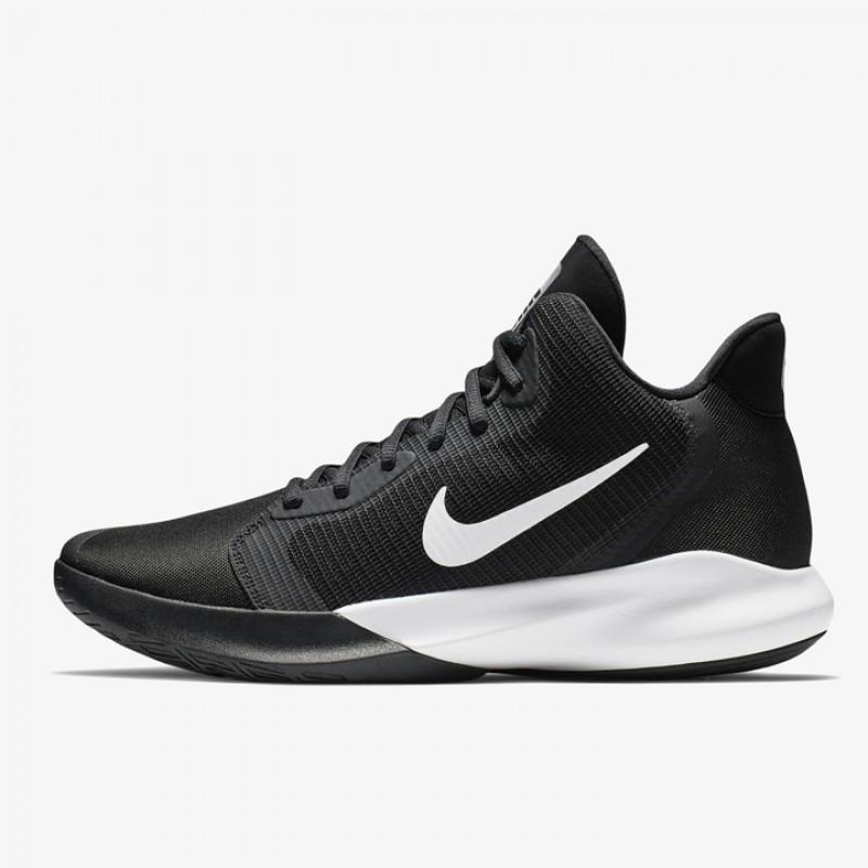 Sepatu Basket Nike Precision 3 Black White Original AQ7495-002