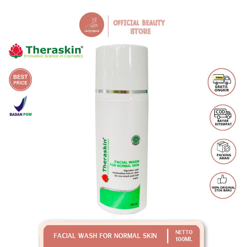 THERASKIN Facial Wash For Normal Skin 100ML BPOM Lazada Indonesia