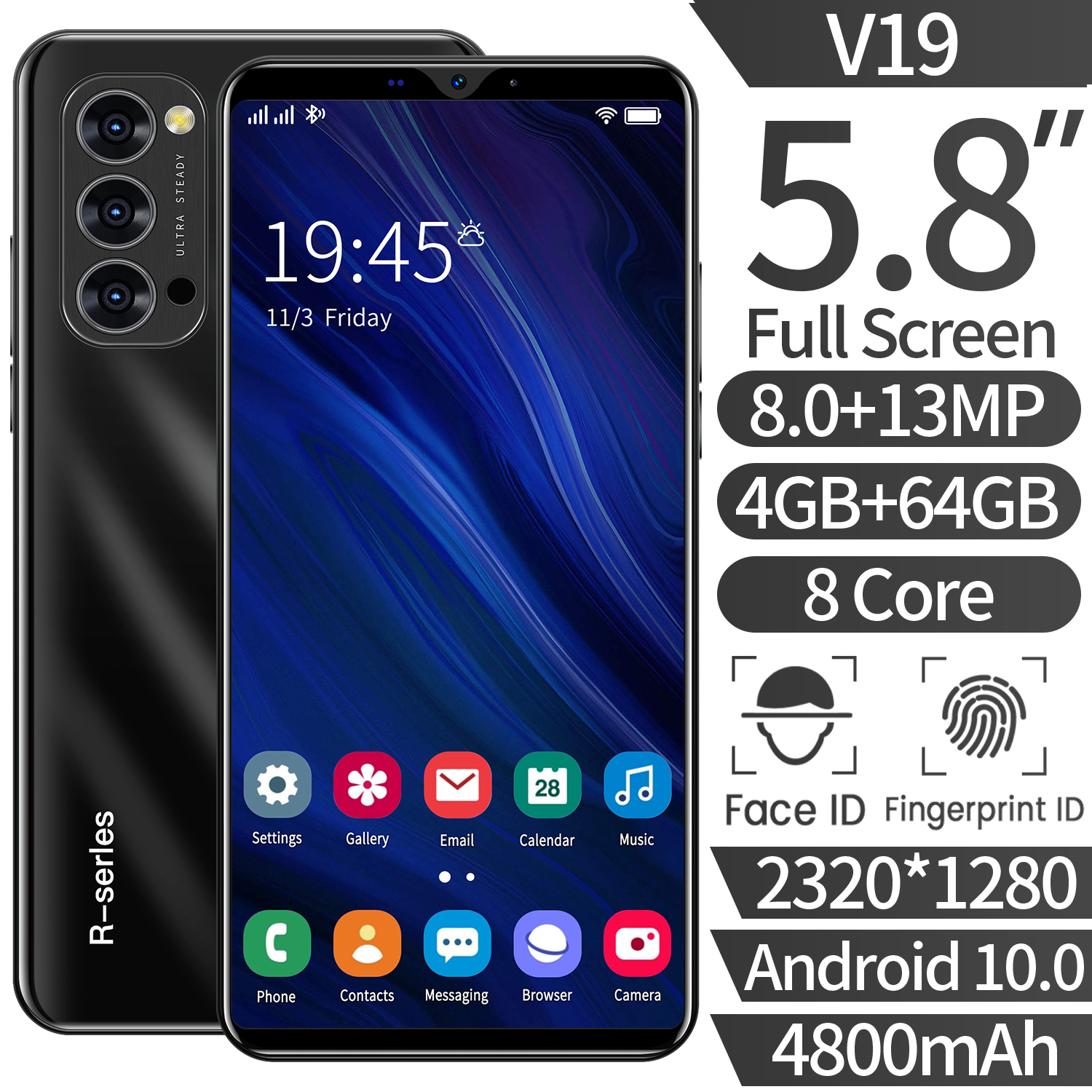 【Asli+COD】V19pro handphone ram 6/128GB 5.8inci HD+ Android smartphone 4G LTE hp murah cuci gudang V15pro ram 4GB + 64GB rom handphone promo hp murah Android 9.1 smartphone cellphone terbaru 2021 kredit hp murah tanpa dphp murah 500 ribuan V19 V15 OEM