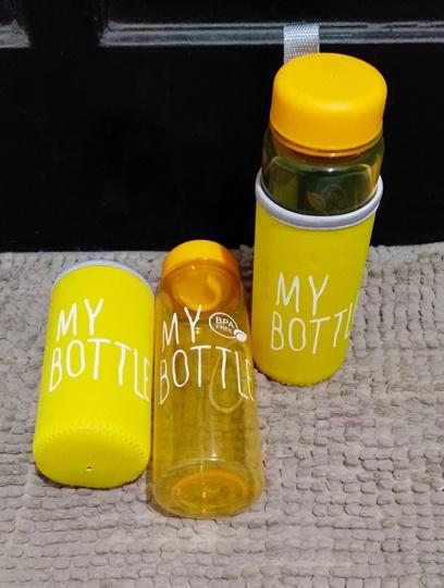 Bisa COD TERMURAH Botol Minum MY BOTTLE Full Warna GRATIS Pouch Busa