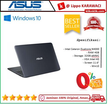 ASUS E203MAH-N4000-4GB-32GB-Win10 Star Grey