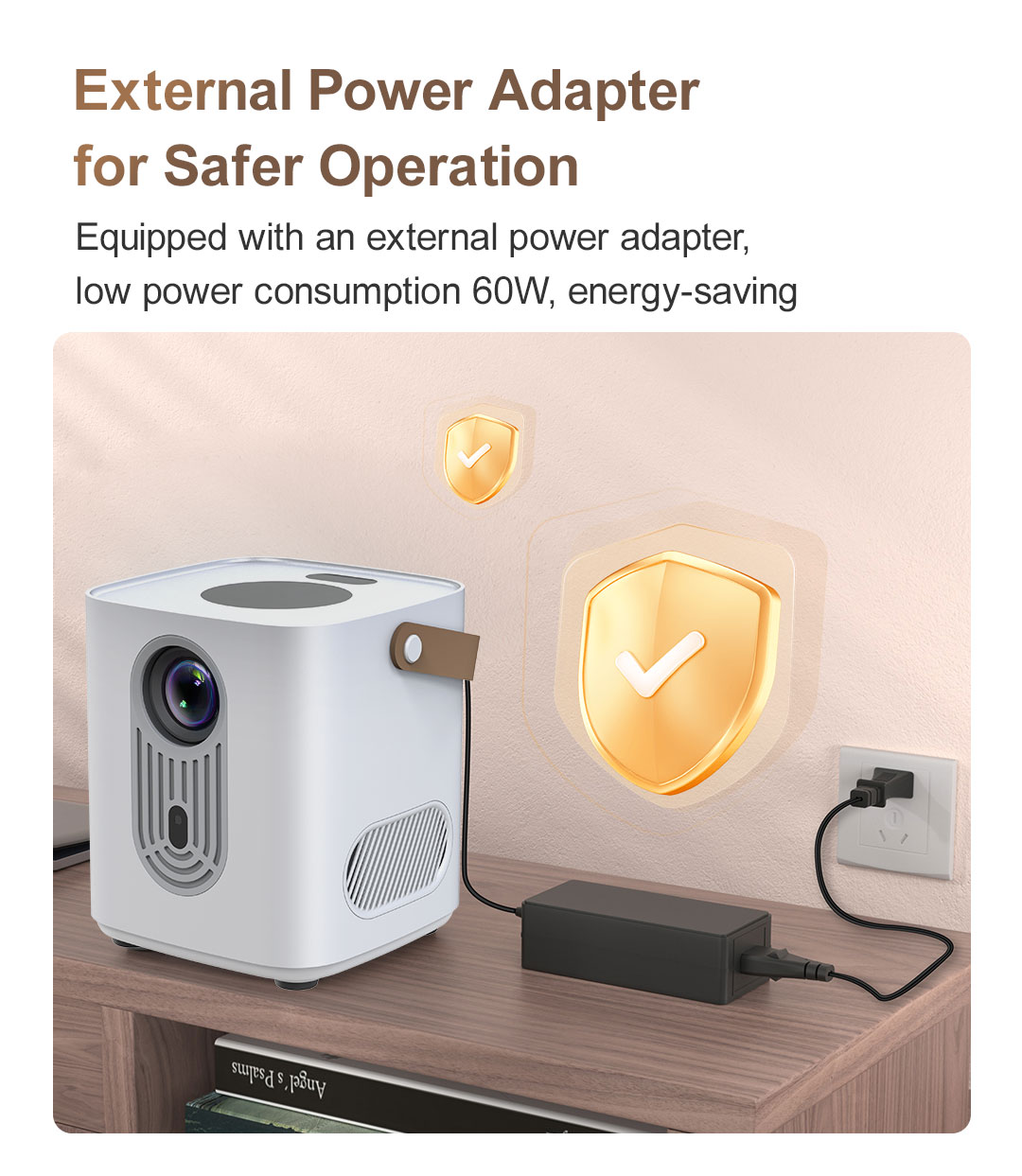 OKZOOM AI Mobile Projector S2 Full HD 1080P 4K Wireless Ultra-Short Throw  Distance Projector Portable Home Use 1080P Projector Lcd Technology  Built-In Audio Projector - Lazada | Lazada Indonesia