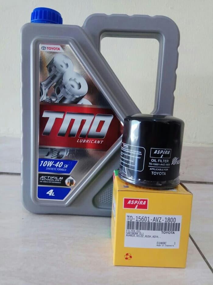 Promo Bundling Oli Mobil TMO 10W-40 (4 L) & Filter Oli RUSH, TERIOS