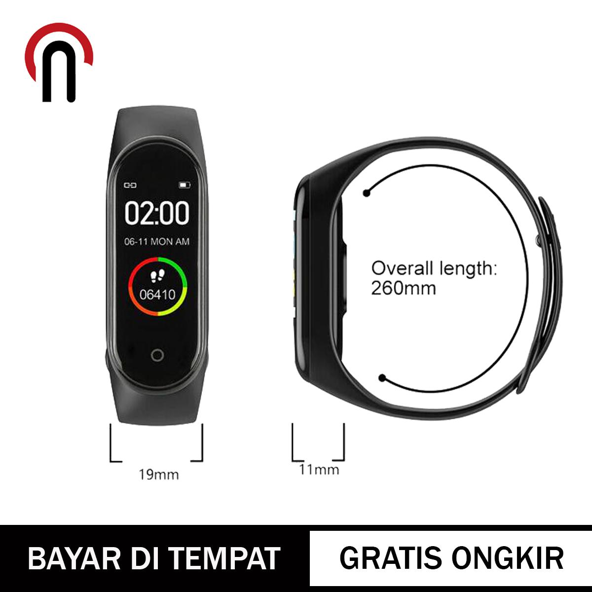 Smartband M4 Original Smart Band Waterproof OLED Heart Rate Bluetooth  Smartwatch M4 Sport Bracelet For Android Dan Ios - Premium Quality | Lazada  Indonesia