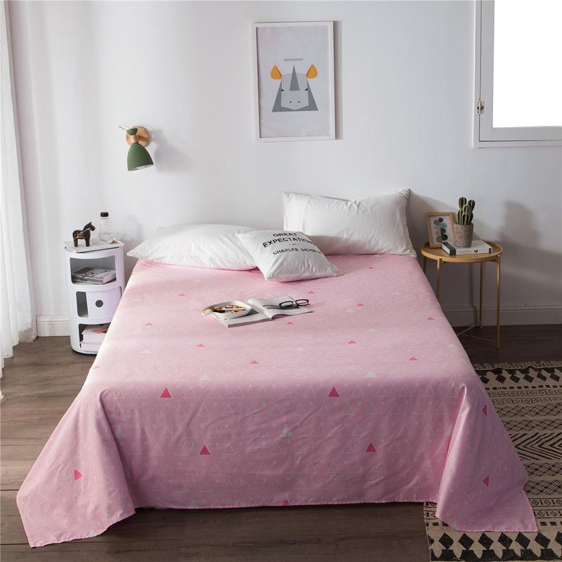 100% Cotton Giản Lược Ga Trải Giường Ga Bọc Đệm Đơn Chiếc Ins Giản Lược 100% Cotton Ký Túc Xá Sinh Viên Duy Nhất Hai Người 1.8 M Vỏ Chăn 100% Cotton