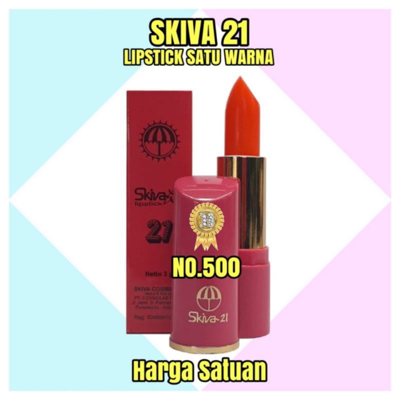 lipstick skiva 500 terlaris 1 warna Lazada Indonesia