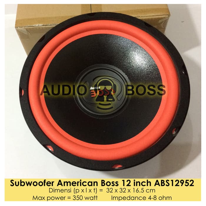 subwoofer american boss 12 inch