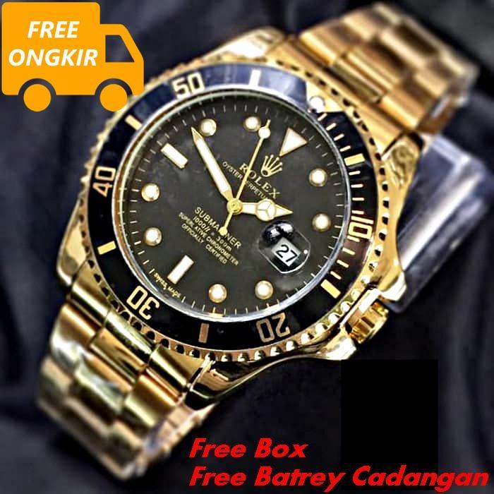 Jam Tangan Pria Rolex Tali rantai Tanggal / jam Tangan Rolex / Jam Tangan pria anti air / Jam Tangan terbaru / Jam Tangan / Jam pria / Jam Rolex