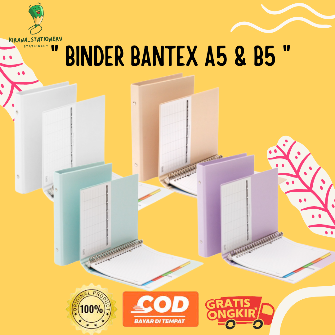 BINDER A5 BINDER B5 BUKU BINDER MAP BINDER KERTAS BINDER A5 KERTAS ...