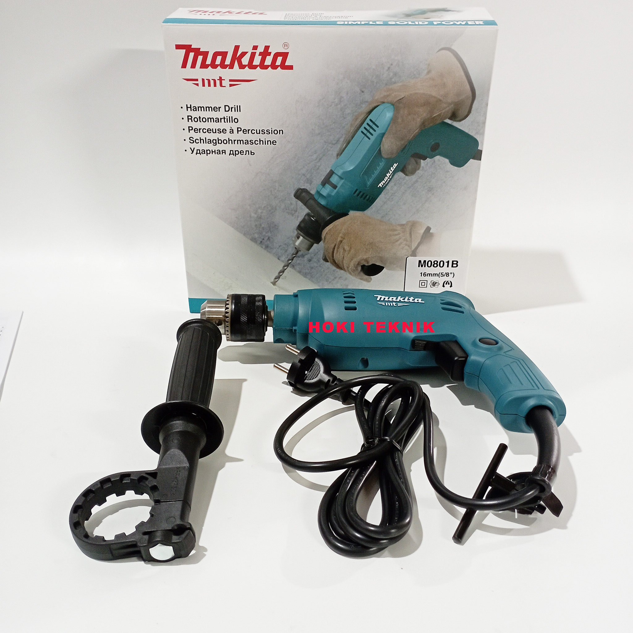 Mesin Bor Makita M0801B Impact Drill 13 mm Garansi Tahun Mesin