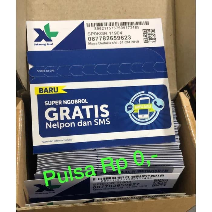 Perdana XL Biasa Pulsa 0 Isi 10 PCS