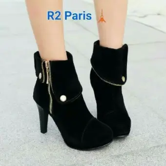 sepatu high heels boots