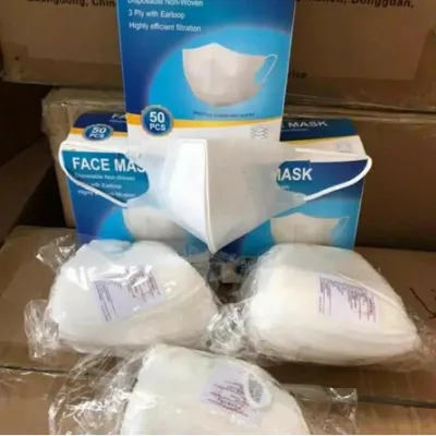 MASKER DUCKBILL GARIS 3PLY SURGICAL ISI 50PCS/BOX [PERFECTHOME]
