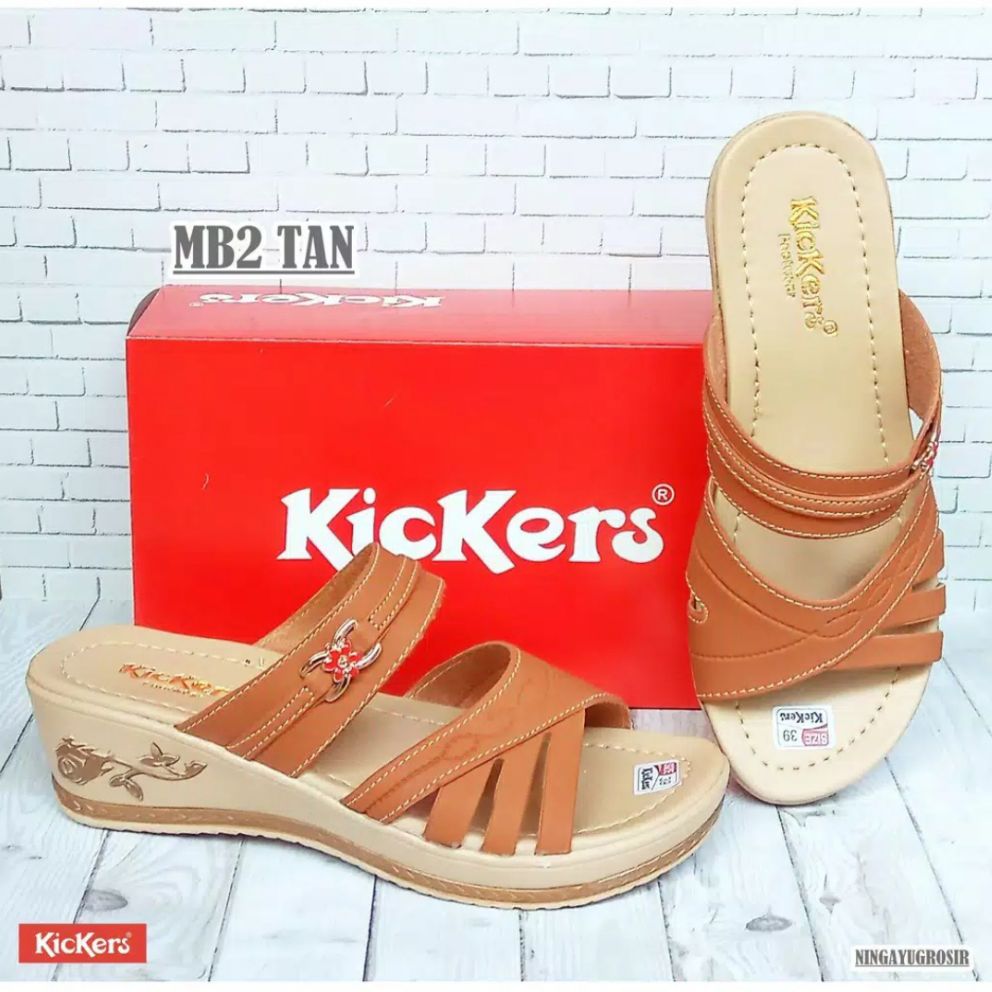 Sandal Selop Sandal Wedges Kickers COD) Sandal Wedges Kickers