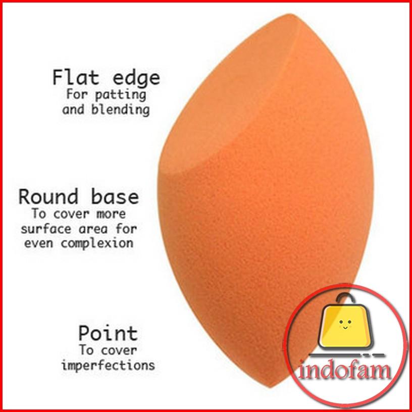 IF C Complexion Sponge Beauty Blender / Beauty Blended / Spons Miring / Spon Potong / Telur / Telor / Tear Drop / Make Up / Wajah / Facial / Dandan / Blended / Blending Puff /Pnuff / BB Cream Bedak Kering Cair Basah Foundation Makeup Beauty / Guci