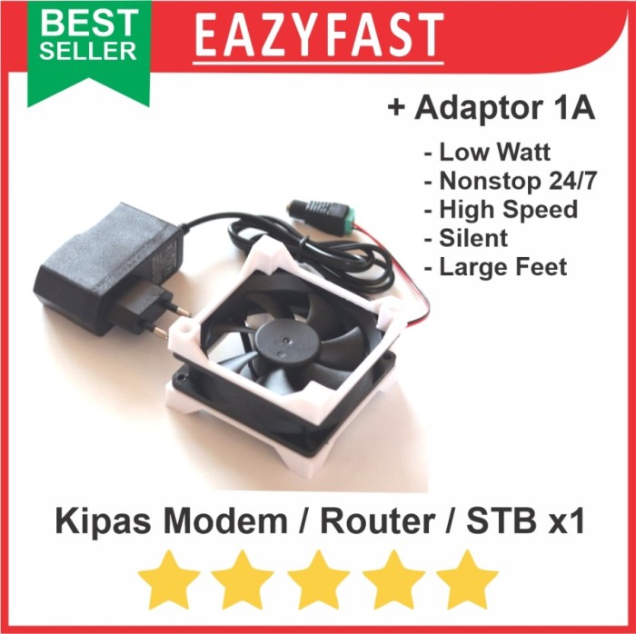 Kipas Router 1 x1 1x Fan Cooler Pendingin Modem Mifi STB DVB Smart TV ...
