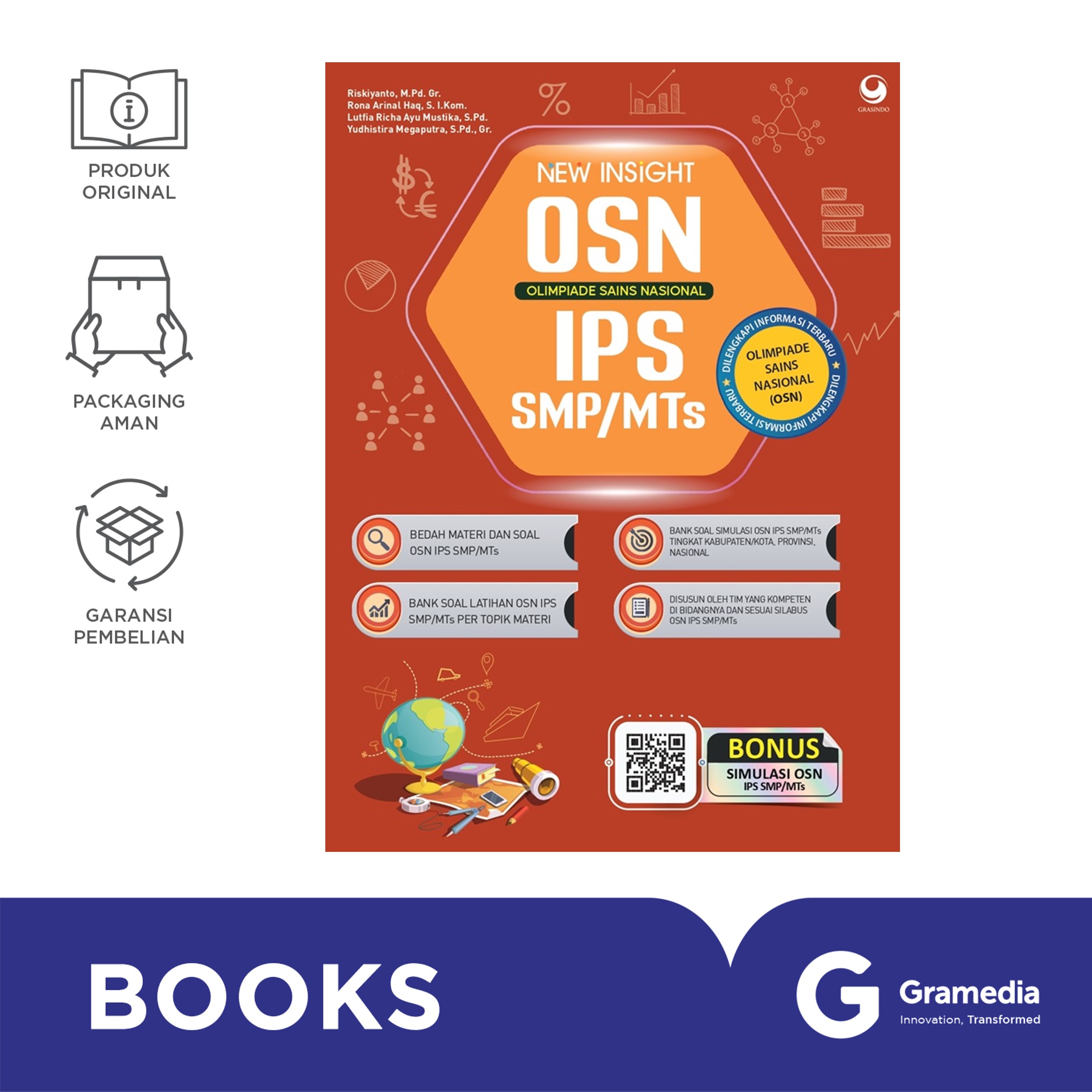Buku new insight olimpiade sains nasional osn ips smp mts lazada