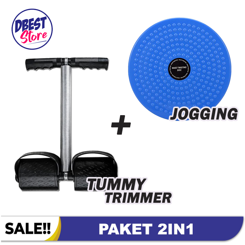 PAKET 2IN1 PROMO Tummy Trimmer Body Trimmer Nikita Jogging Alat