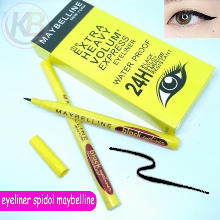 Eyeliner maybelline deals spidol