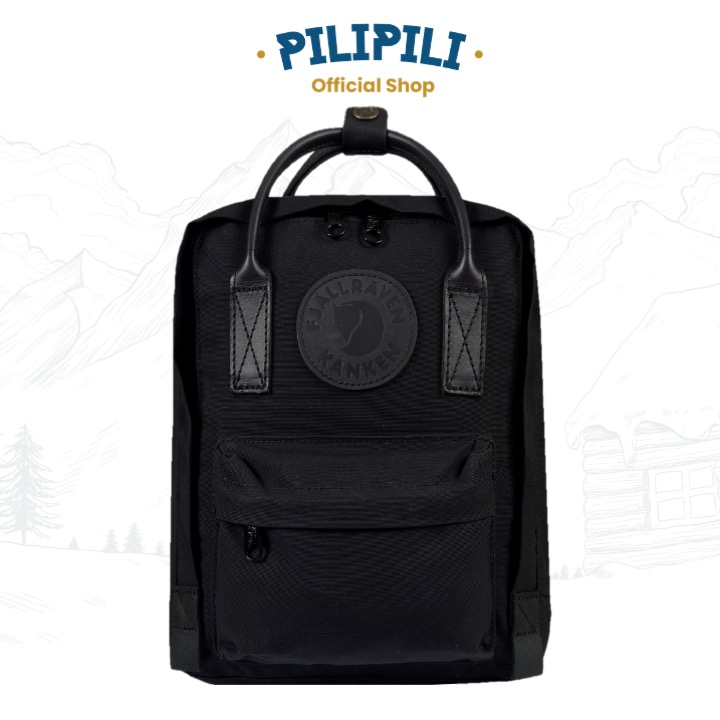 Fjallraven Kanken Black Mini ORIGINAL Black Backpack