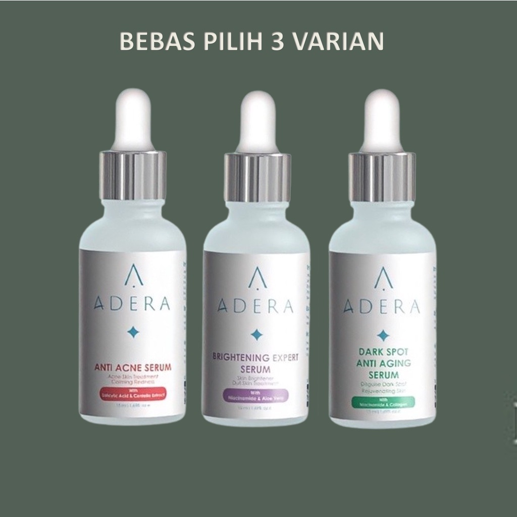 HT PRODUK ASLI !! Adera Face Serum Original Pemutih Dan Pencerah Wajah ...