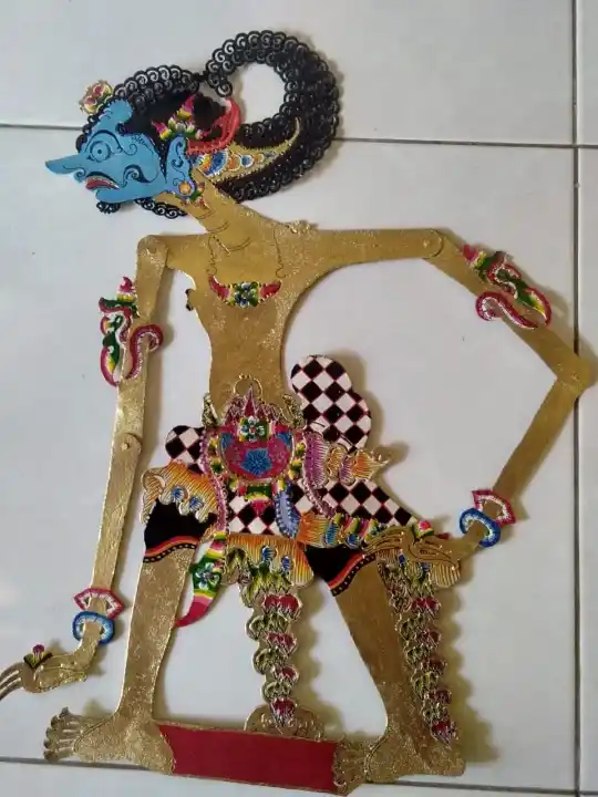 Wayang Kulit Antasena Kulit Sapi Gapit Bambu Uk Standart Pewayangan Kelas 2 Lazada Indonesia