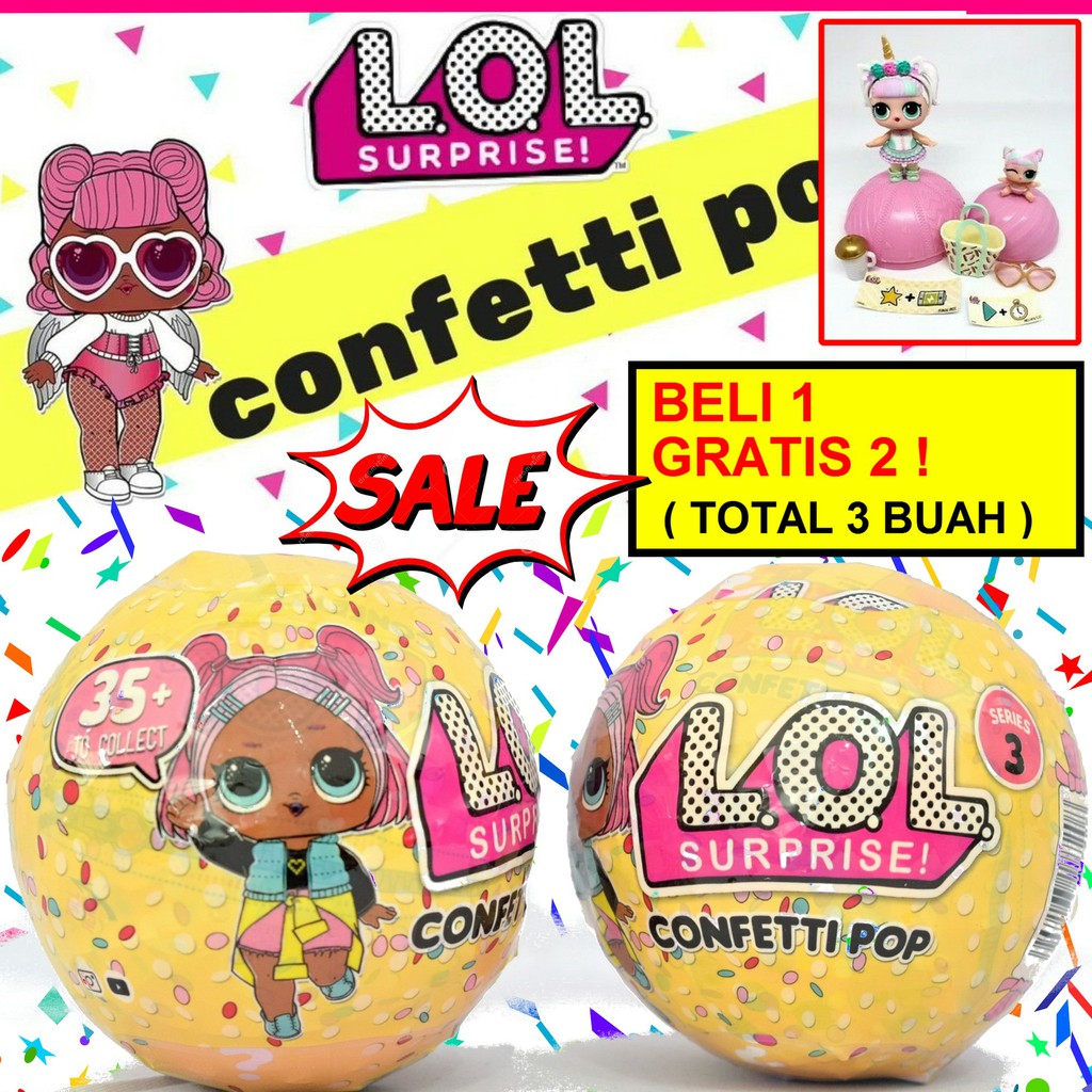 lol surprise confetti pop harga