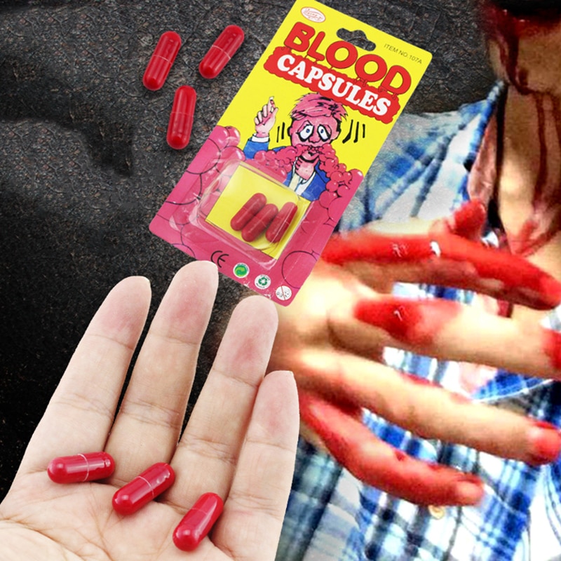 Fake blood capsule capsule powder fake blood Halloween prank toys
