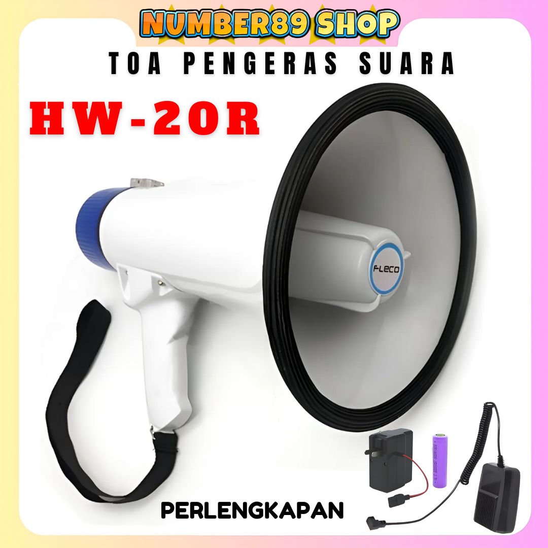 Toa Megaphone Pengeras Suara Fleco Hw R Megaphone Atau Toa Besar Fleco Multifungsi Hw R