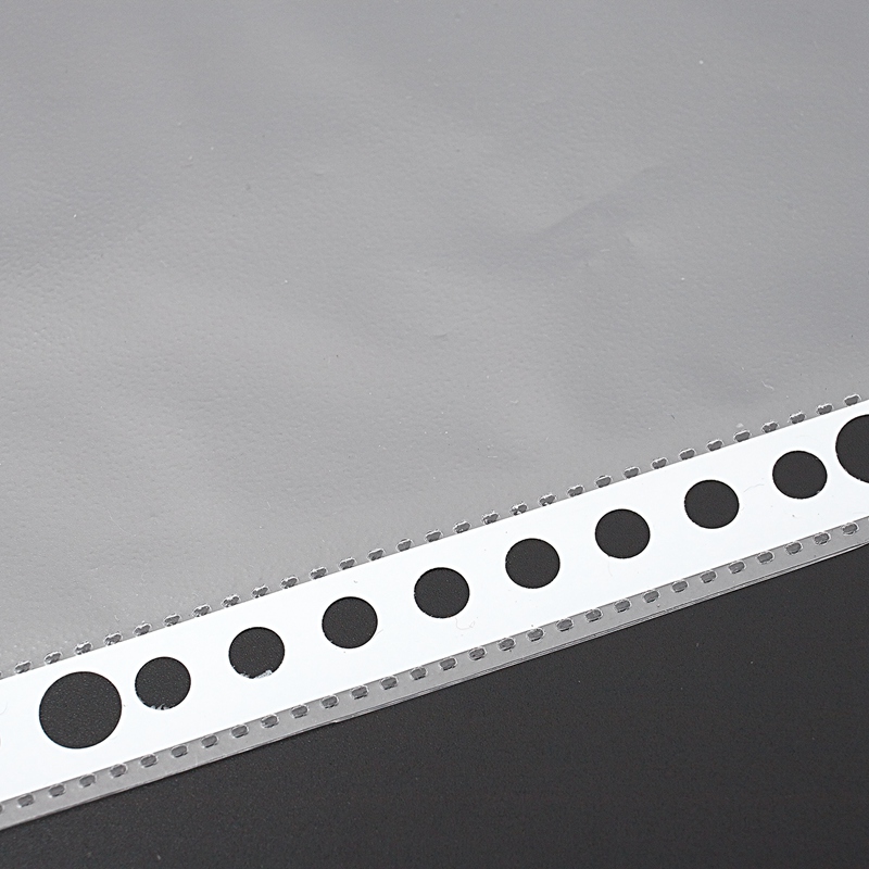 Pack of 200 A5 Clear Punched Pockets - Plastic Poly Folders
