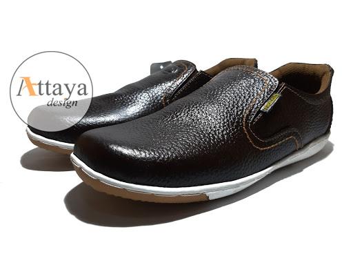 ATTAYA DESIGN SEPATU CASUAL KULIT SAPI ASLSR02 SOL BARU - SEPATU PRIA - SEPATU KULIT PRIA - SEPATU PRIA CASUAL - SEPATU SANTAI PRIA - SEPATU LAKI LAKI - SEPATU PRIA TERBARU - MODEL SEPATU PRIA TERBARU - SEPATU BRANDED PRIA - LAZADA SEPATU PRIA