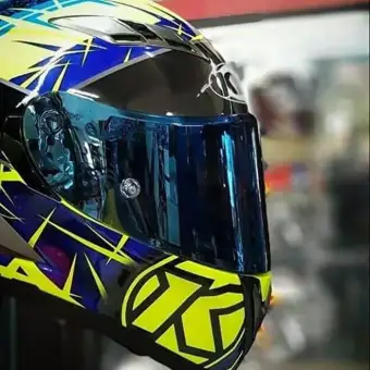 Kyt vendetta 2 flat visor iridium blue Outlet